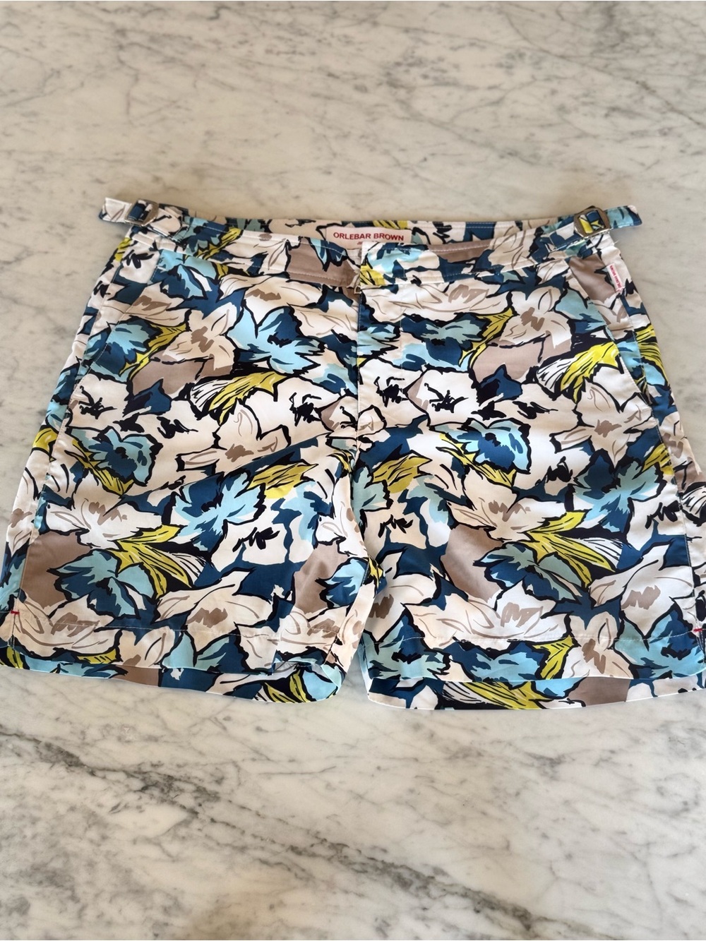 Orlebar Brown Bulldog Swim Shorts – Floral Print Size 30